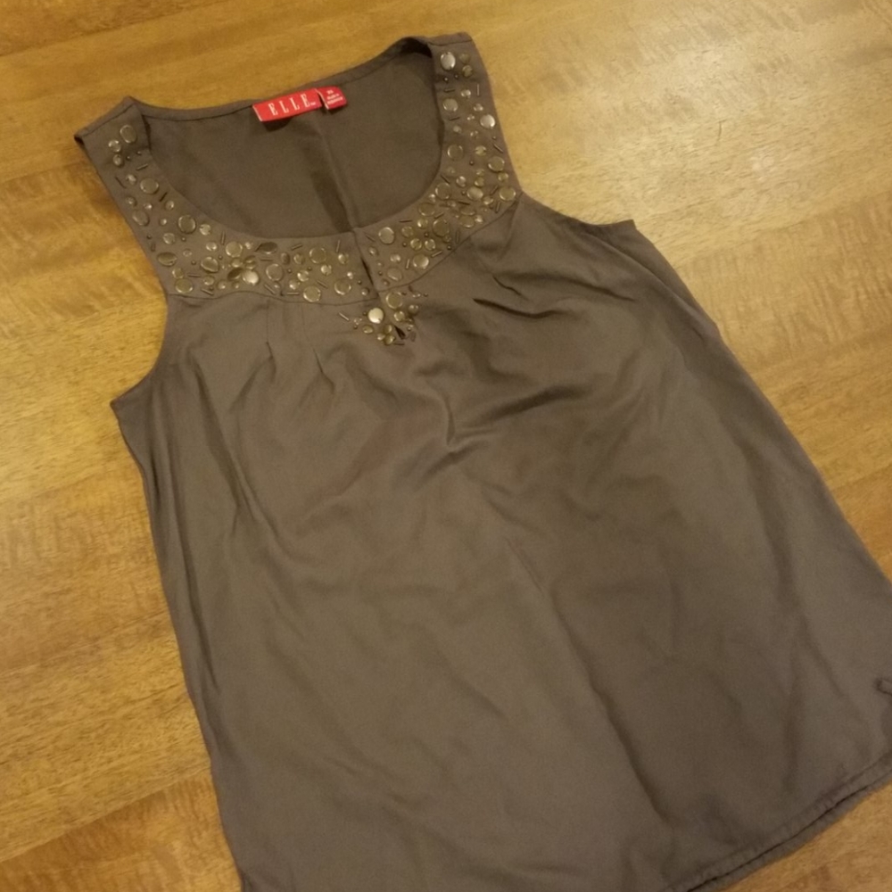 Olive green w/ detailed collar